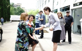 Iasmina Mikhailovich at Tbilisi International Book Fair